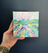Load image into Gallery viewer, "When my crop comes in" - 5x5x1.5 Original acrylic on Canvas