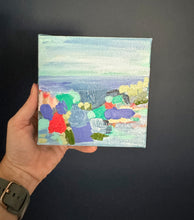 Load image into Gallery viewer, "Room with a view" - 5x5x1.5 Original acrylic on Canvas