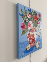 Load image into Gallery viewer, "Well, I declare" 24x18 Acrylic and mixed media on canvas