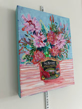 Load image into Gallery viewer, "Making manigots" 14x11 Acrylic and mixed media on canvas