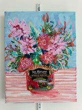 Load image into Gallery viewer, "Making manigots" 14x11 Acrylic and mixed media on canvas