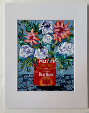 Load image into Gallery viewer, "I'll pass on the Easter Pie" 8x10 matted to 11x14 Acrylic and mixed media collage on paper