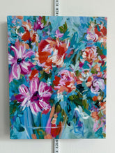 Load image into Gallery viewer, "Dreamy blooms"- 14x11x1.5 Hand Embellished Print on Canvas