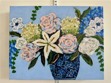 Load image into Gallery viewer, "Sunday Best"- 11.14x1.5 Hand Embellished Print on Canvas