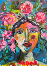Load image into Gallery viewer, "Brittany" - 7x5 matted to 8x10 Original on Paper