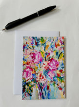 Load image into Gallery viewer, Set of 10 assorted floral notecards and envelopes