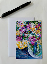 Load image into Gallery viewer, Set of 10 assorted floral notecards and envelopes