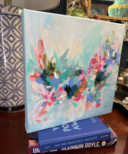 Load image into Gallery viewer, "A fickle heart"- 10x10x1.5 Acrylic-Original on Canvas