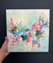 Load image into Gallery viewer, "A fickle heart"- 10x10x1.5 Acrylic-Original on Canvas