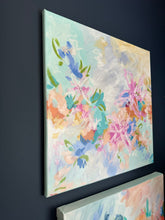 Load image into Gallery viewer, "The kinda love we made"- 20x20x0.5 Acrylic & Oil Stick -Original on Canvas