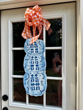 Load image into Gallery viewer, "Pumpkin stack - 2" hand painted door hanger