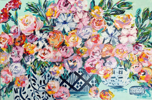"May Flowers" - 24x36x1.5 Original Acrylic on canvas