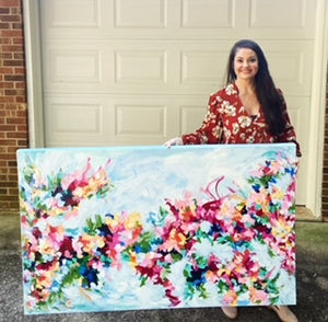 Custom Floral or Abstract Painting