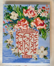 Load image into Gallery viewer, &quot;All gussied up&quot; 20x16 Acrylic and mixed media collage on canvas