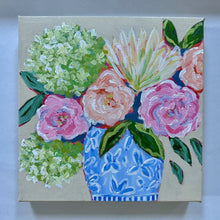 Load image into Gallery viewer, &quot;Pool days&quot; - 10x10x1.5 Acrylic on canvas