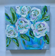 Load image into Gallery viewer, &quot;Catching lightning bugs in mason jars&quot; - 8x8x1.5 Original Acrylic on canvas