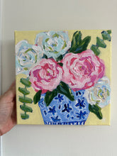 Load image into Gallery viewer, &quot;Collecting June bugs - 8x8x1.5 Original Acrylic on canvas