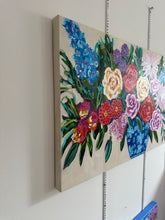 Load image into Gallery viewer, &quot;Fireworks from the front porch&quot;- 24x36x1.5 Original Acrylic on canvas