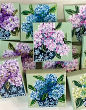 Load image into Gallery viewer, Wholesale Set of 10: 5x5 Original Hydrangea Paintings