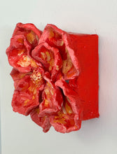 Load image into Gallery viewer, "Red flowers in her hair"- 6x6 Clay Sculpture