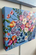 Load image into Gallery viewer, Hand Embellished Print on Canvas 11x14x1.5