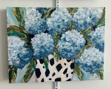 Load image into Gallery viewer, Hand Embellished Print on Canvas 11x14x1.5