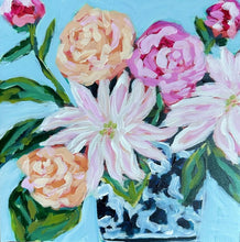Load image into Gallery viewer, Hand Embellished Print on Canvas 8x8x.5