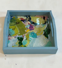 Load image into Gallery viewer, Mini Paint Palette Trinket Tray - French blue