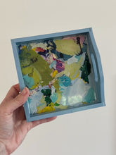 Load image into Gallery viewer, Mini Paint Palette Trinket Tray - French blue