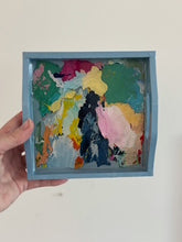 Load image into Gallery viewer, Mini Paint Palette Trinket Tray - French blue 2