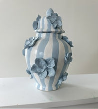 Load image into Gallery viewer, Large - Haint Blue Wonky Stripes