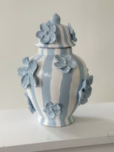 Load image into Gallery viewer, Large - Haint Blue Wonky Stripes