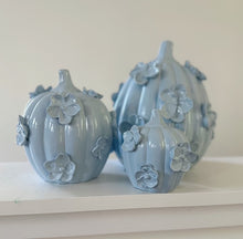 Load image into Gallery viewer, Haint Blue - Ceramic pumpkin - click to see size options