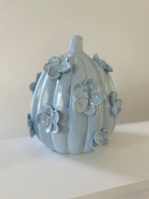 Load image into Gallery viewer, Haint Blue - Ceramic pumpkin - click to see size options