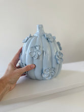 Load image into Gallery viewer, Haint Blue - Ceramic pumpkin - click to see size options
