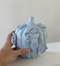Load image into Gallery viewer, Haint Blue - Ceramic pumpkin - click to see size options