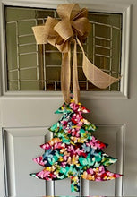 Load image into Gallery viewer, &quot;Christmas tree 5&quot; hand painted door hanger