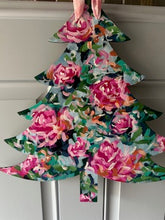 Load image into Gallery viewer, &quot;Christmas tree 4&quot; hand painted door hanger