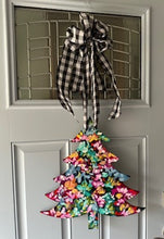 Load image into Gallery viewer, &quot;Christmas tree 2&quot; hand painted door hanger