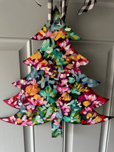 Load image into Gallery viewer, &quot;Christmas tree 2&quot; hand painted door hanger