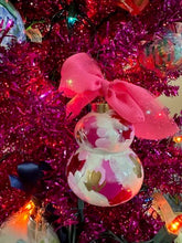 Load image into Gallery viewer, Hand Painted Ceramic Bauble - Pink