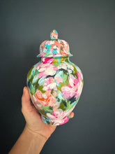Load image into Gallery viewer, Small Floral Ceramic Ginger Jar -2