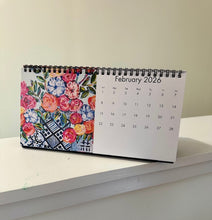 Load image into Gallery viewer, 2026 Floral Spiral Bound Desk Calendar