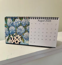 Load image into Gallery viewer, 2026 Floral Spiral Bound Desk Calendar