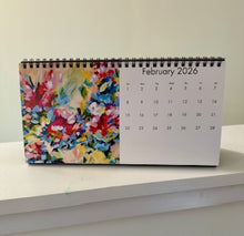 Load image into Gallery viewer, 2026 Abstract Spiral Bound Desk Calendar
