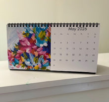 Load image into Gallery viewer, 2026 Abstract Spiral Bound Desk Calendar