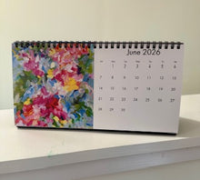Load image into Gallery viewer, 2026 Abstract Spiral Bound Desk Calendar