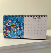 Load image into Gallery viewer, 2026 Abstract Spiral Bound Desk Calendar