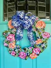 Load image into Gallery viewer, &quot;February Flowers Bonus 5&quot;- Acrylic on wooden door hanger
