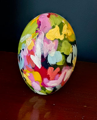 Hand Painted Ceramic Easter Egg - 1